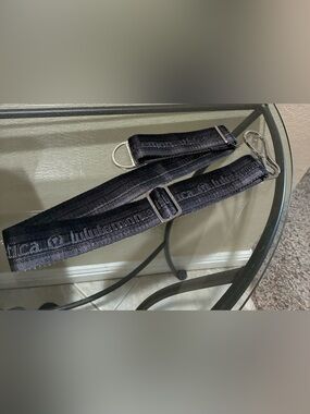 Lululemon Adjustable charcoal purse/duffle/totecstrap